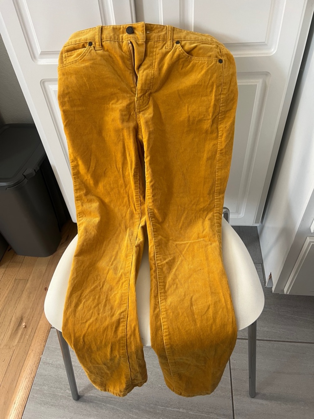 Talbots Mustard Yellow Corduroy Pants